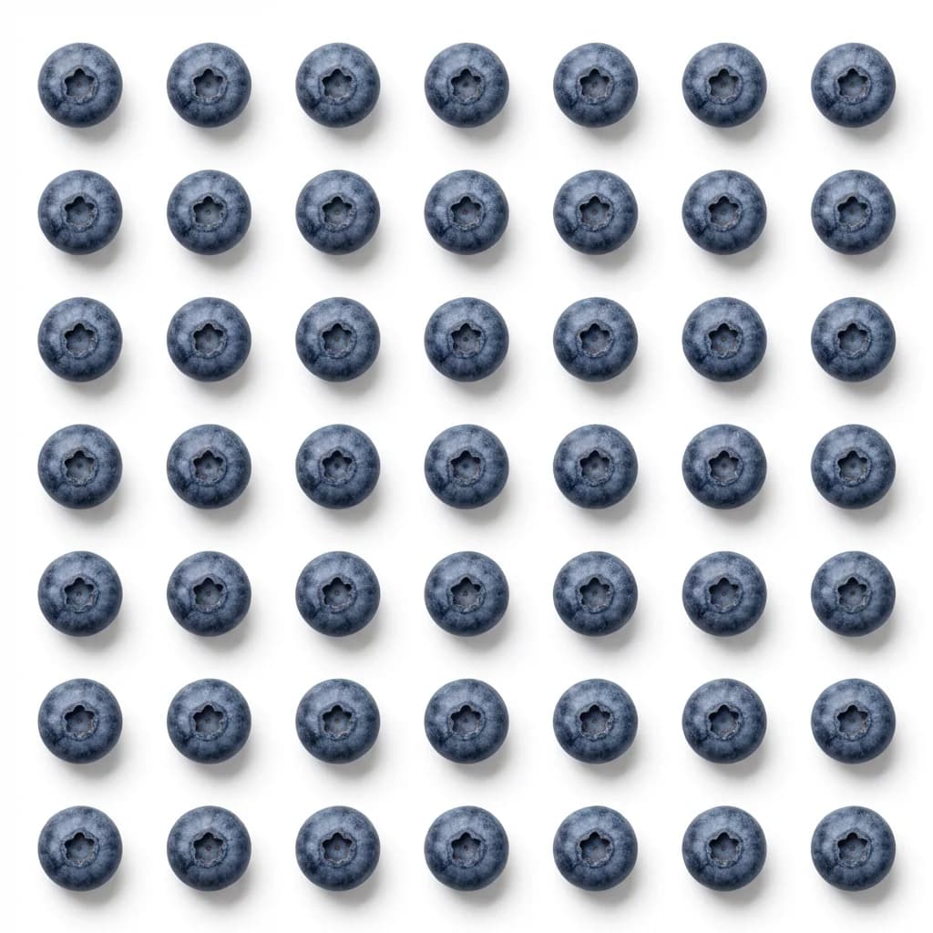 Freeze-dried blueberry